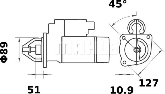 MAHLE MS 18 - Starteris ps1.lv