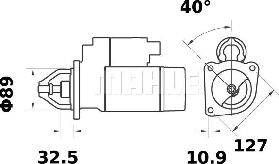 MAHLE MS 345 - Starteris ps1.lv