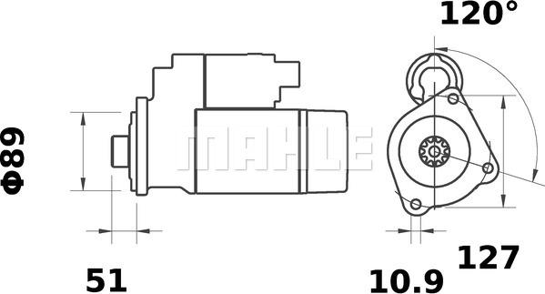 MAHLE MS 139 - Starteris ps1.lv