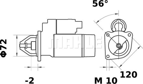 MAHLE MS 32 - Starteris ps1.lv