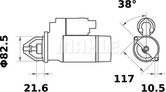 MAHLE MS 379 - Starteris ps1.lv