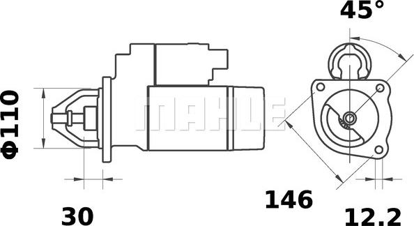 MAHLE MS 248 - Starteris ps1.lv