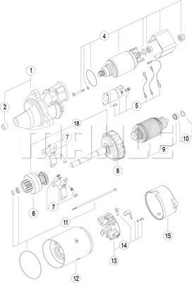 MAHLE MS 248 - Starteris ps1.lv