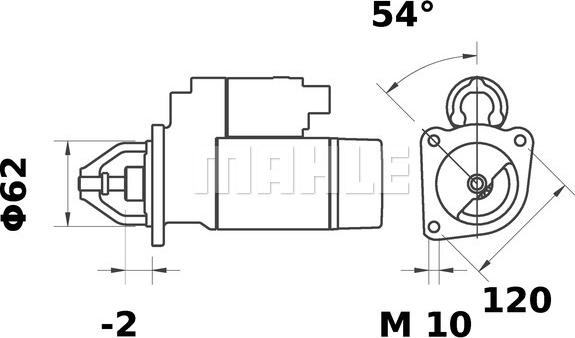 MAHLE MS 253 - Starteris ps1.lv