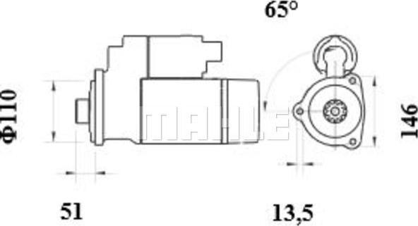 MAHLE MS 759 - Starteris ps1.lv