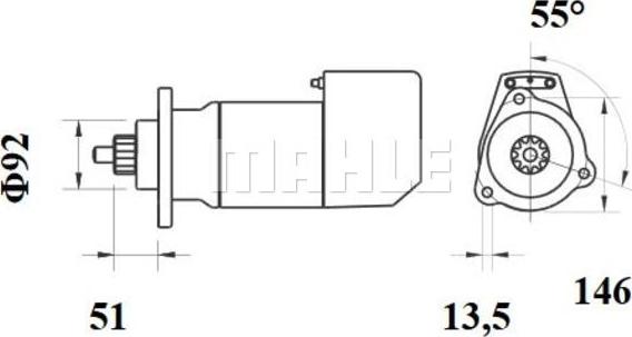 MAHLE MS 780 - Starteris ps1.lv