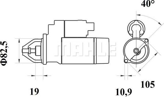 MAHLE MS 732 - Starteris ps1.lv