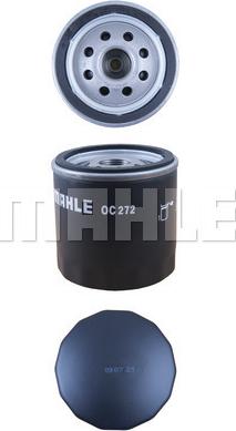 MAHLE OC 272 - Eļļas filtrs ps1.lv