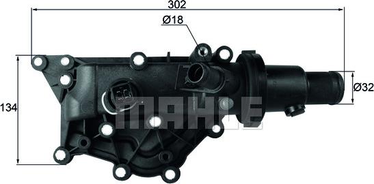 MAHLE TH 60 89 - Termostats, Dzesēšanas šķidrums ps1.lv