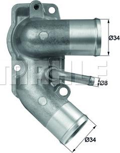 MAHLE TI 49 92D - Termostats, Dzesēšanas šķidrums ps1.lv