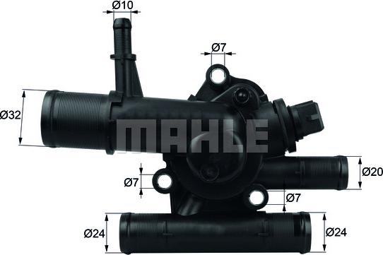 MAHLE TI 217 89 - Termostats, Dzesēšanas šķidrums ps1.lv