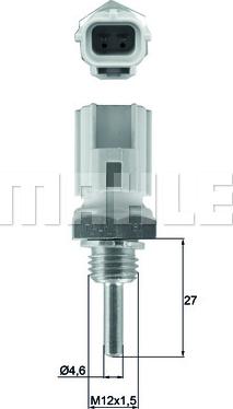 MAHLE TSE 30 - Devējs, Dzesēšanas šķidruma temperatūra ps1.lv