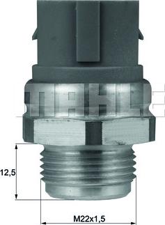 MAHLE TSW 49D - Termoslēdzis, Radiatora ventilators ps1.lv