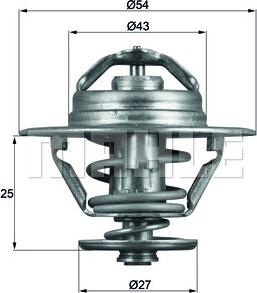 MAHLE TX 93 83D - Termostats, Dzesēšanas šķidrums ps1.lv