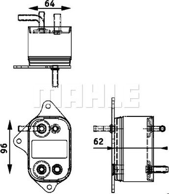 MAHLE CK 9 000P - Degvielas radiators ps1.lv
