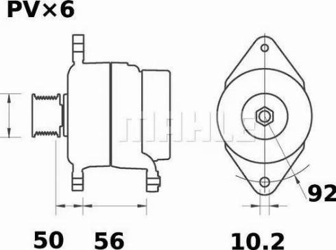 MAHLE MG 495 - Ģenerators ps1.lv