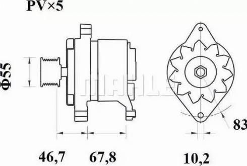 MAHLE MG 537 - Ģenerators ps1.lv