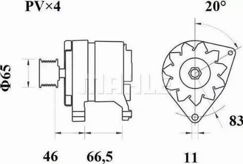 MAHLE MG 194 - Ģenerators ps1.lv