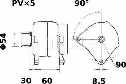 MAHLE MG 8 - Ģenerators ps1.lv