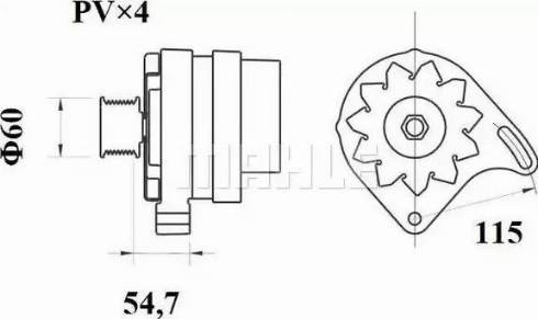 MAHLE MG 360 - Ģenerators ps1.lv