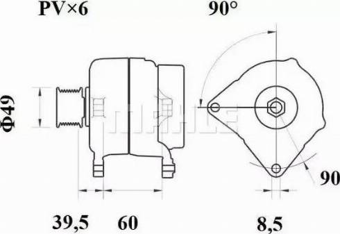 MAHLE MG 276 - Ģenerators ps1.lv