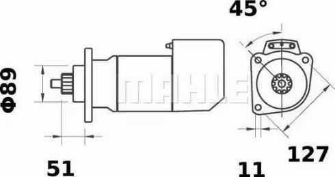 MAHLE MS 522 - Starteris ps1.lv