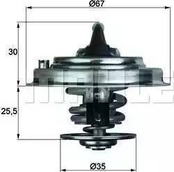 WAHLER 4123.80 - Termostats, Dzesēšanas šķidrums ps1.lv