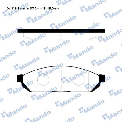 Maxgear 19-3080 - Bremžu uzliku kompl., Disku bremzes ps1.lv