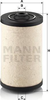 Mann-Filter BFU 900 x - Degvielas filtrs ps1.lv