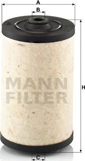 Mann-Filter BFU 811 - Degvielas filtrs ps1.lv