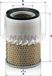 Mann-Filter C 16 181 - Gaisa filtrs ps1.lv