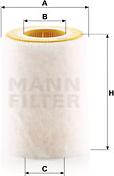 Mann-Filter C 1036/2 - Gaisa filtrs ps1.lv