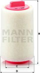 Mann-Filter C 1287 - Gaisa filtrs ps1.lv