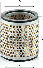 Mann-Filter C 89/1 - Gaisa filtrs ps1.lv