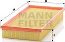 Mann-Filter C 35 124 - Gaisa filtrs ps1.lv