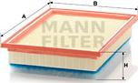 Mann-Filter C 31 116 - Gaisa filtrs ps1.lv