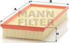 Mann-Filter C 37 153/1 - Gaisa filtrs ps1.lv