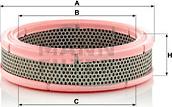 Mann-Filter C 2443 - Gaisa filtrs ps1.lv