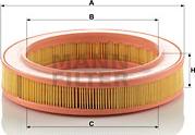 Mann-Filter C 2540 - Gaisa filtrs ps1.lv