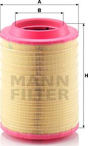 Mann-Filter C 25 660/2 - Gaisa filtrs ps1.lv