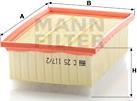 Mann-Filter C 25 117/2 - Gaisa filtrs ps1.lv