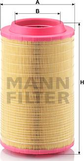 Mann-Filter C 25 860/6 - Gaisa filtrs ps1.lv