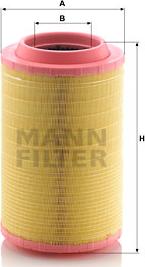 Mann-Filter C 25 860/8 - Gaisa filtrs ps1.lv