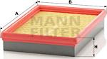 Mann-Filter C 2573 - Gaisa filtrs ps1.lv