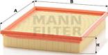 Mann-Filter C 2696 - Gaisa filtrs ps1.lv