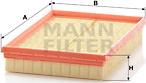 Mann-Filter C 2667/1 - Gaisa filtrs ps1.lv