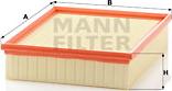 Mann-Filter C 26 168/2 - Gaisa filtrs ps1.lv