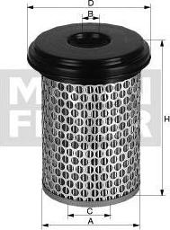 Mann-Filter C 23 690 - Gaisa filtrs ps1.lv