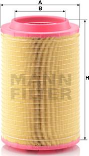 Mann-Filter C 27 998/5 - Gaisa filtrs ps1.lv