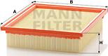 Mann-Filter C 27 154/1 - Gaisa filtrs ps1.lv